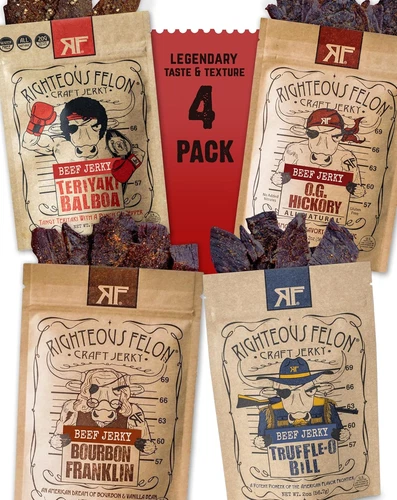Beef Jerky | All-Natural Jerky - Locally Sourced & Dried Beef Jerky - Low-Sugar 