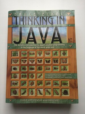 Thinking in Java by Bruce Eckel (Paperback, 2006) 4th Edition ...