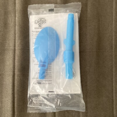 Kellogg s Cereal Sing 2 Character Spoon Straw  Blue SEALED Movie Collectible