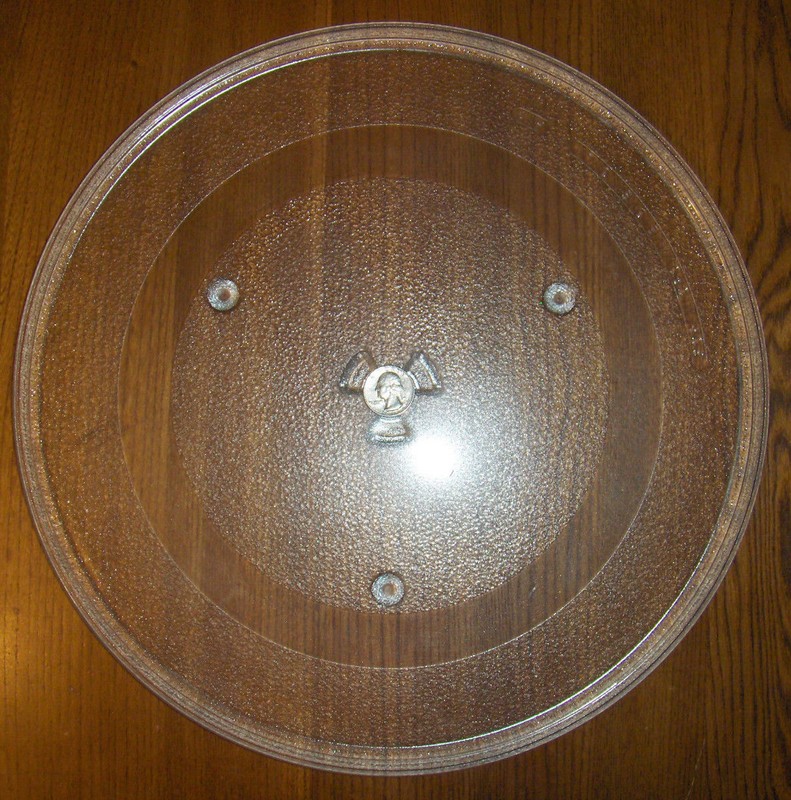 14 1/8" Bosch Microwave Clear Glass Turntable Plate/Tray #00775125, 00792452