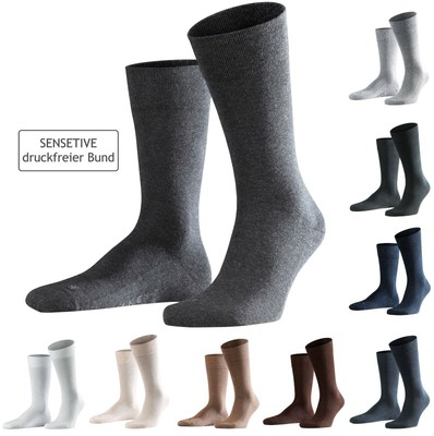 FALKE Sensitive London Herren Business 3 Paar Socken Baumwolle Gr.39 bis 50