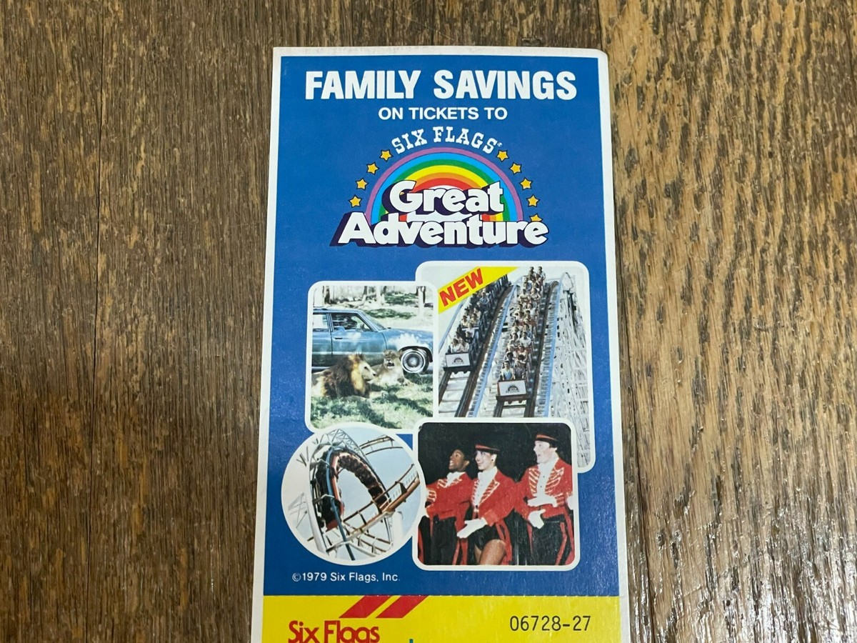 Six Flags Great Adventure 1979 Fun Seekers Club NJ Brochure