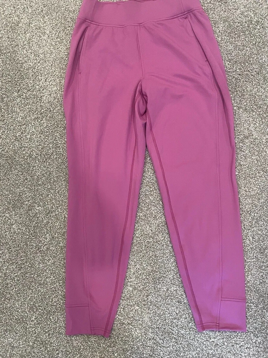 NWOT: Lululemon It's Rulu Run Fleece High-Rise Jogger Full Length Pow Pink  Tone