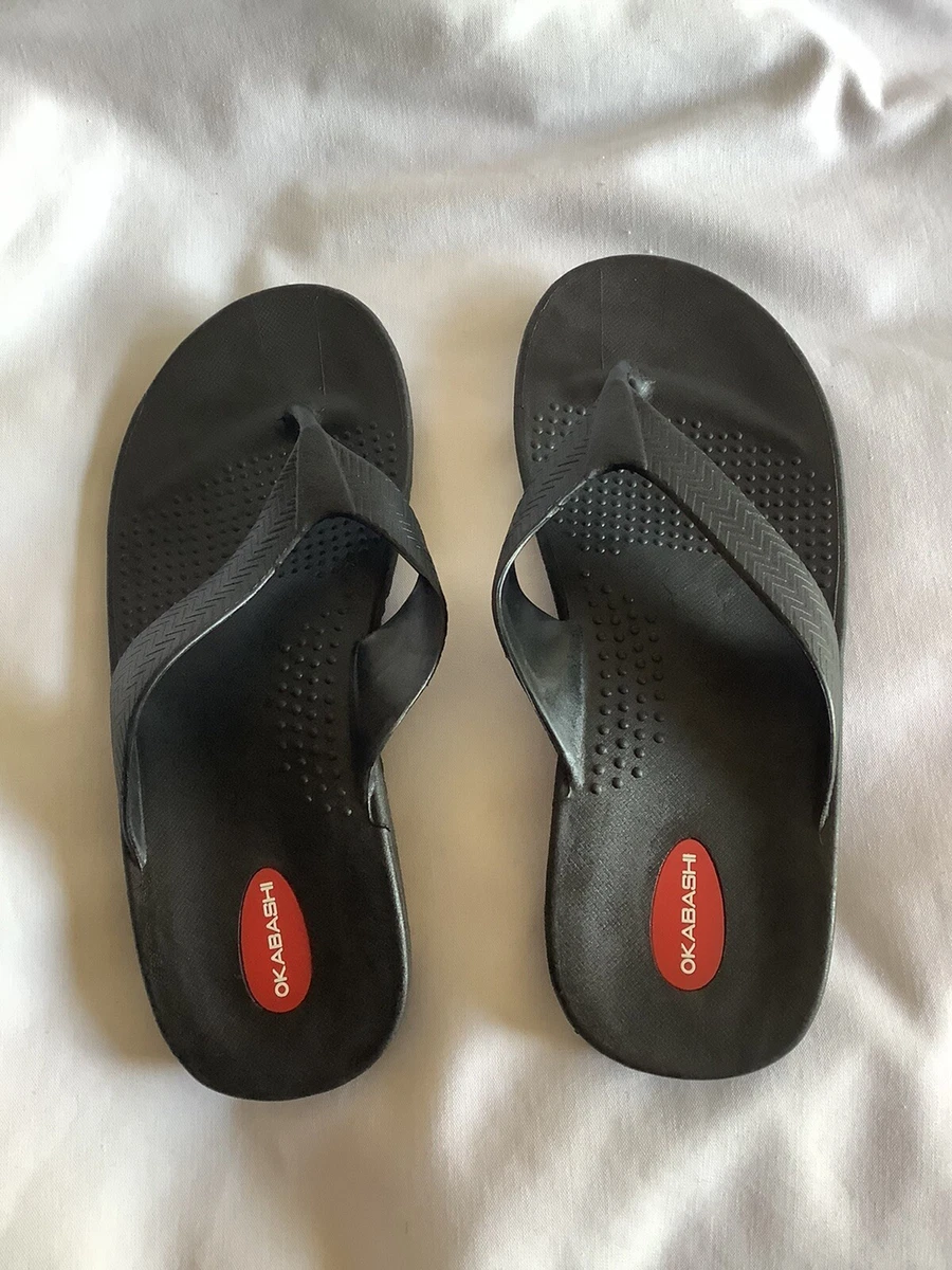 Okabashi mens surf flip flops clearance