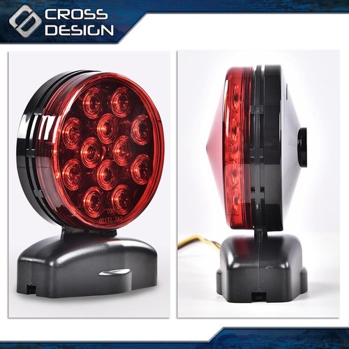 Fit For Towing Light 12V Tow Trailer Lights LED Brake Tail