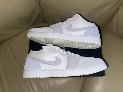 Brand New Mens Nike Air Jordan Low 'Paris' Sneakers White/Sky