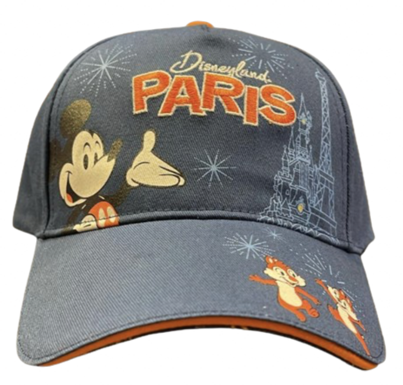 Disney Parks Disneyland Paris France Mickey Eiffel Baseball Hat