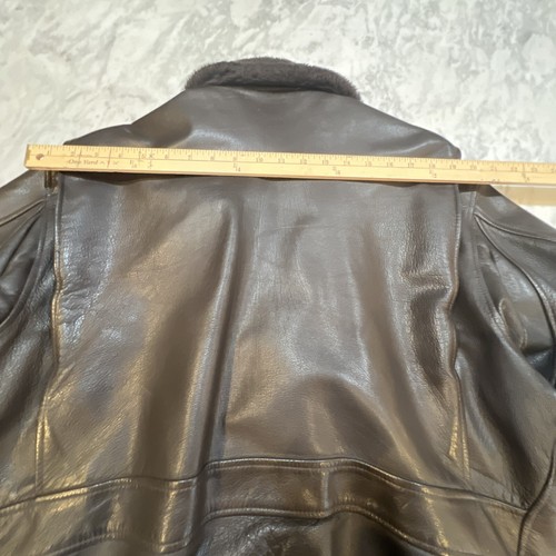Vintage Navy Cooper Type G-1 Goatskin Leather Flight Bomber Jacket Leather Glove - Picture 15 of 23
