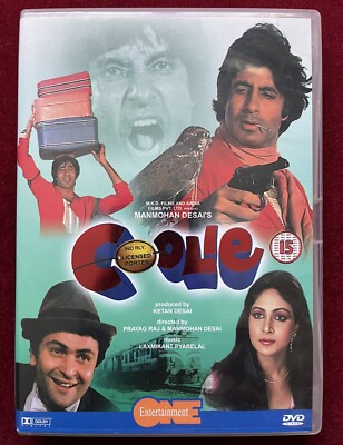Coolie [1983] [DVD] DVD Bollywood Movie Amitabh Bachchan Rishi