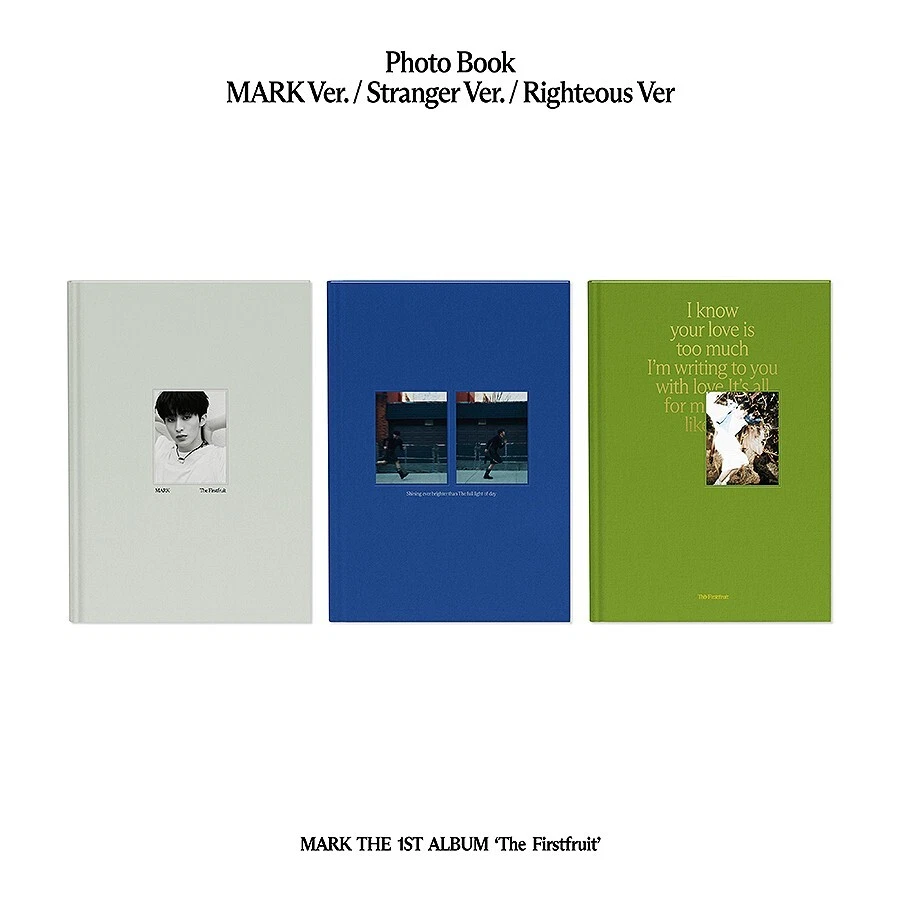 NCT MARK THE FIRSTFRUIT 1st Album PHOTOBOOK Ver/CD+Book+3