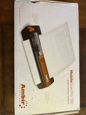 Ambir Mobilescan pro 100 Wand WS100-PM Stand Mobile Scanner Kit Bundle Brand New