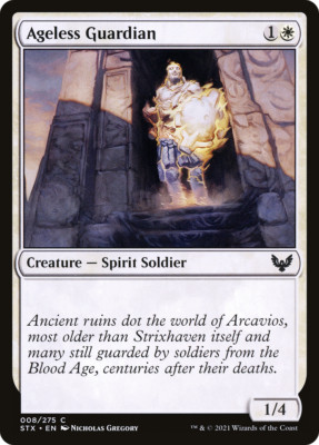 x4 Ageless Guardian STX MTG 8/275 COMMON M/NM 4x