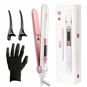 Plancha Para Cabello Plancha De Cerámica Turmalina iónica Plancha Plana  Rizadora | eBay