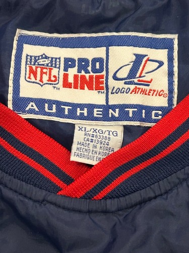 Vintage 1990's New England Patriots Logo Athletic NFL Pro Line Windbreaker XL - Bild 7 von 7