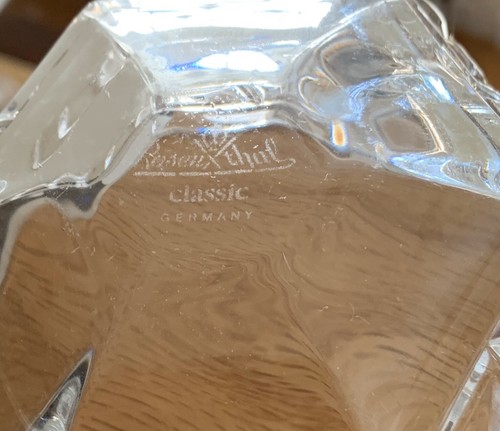 Rosenthal Classic DOMUS Crystal 5" Hexagonal Bowl - Picture 3 of 3