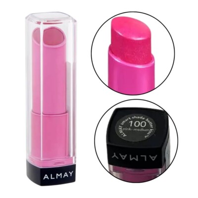 Almay Smart Soft Shade Butter Kiss Lipstick, 100 Pink-Medium