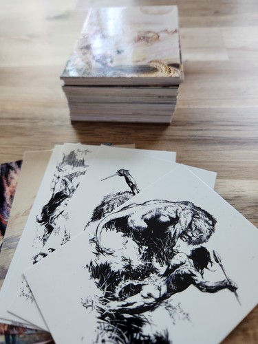 NEAR COMPLETE 1993 Comic Images Frazetta II The Legend Continues 89 CARD SET - Picture 2 of 5