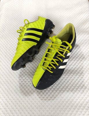 Adidas 11pro FG US 7 Black/Green soccer cleats/football Adidas 11pro FG US 7 Black/Green soccer cleats/football