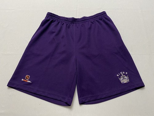 The Coolest Game NHL Mens Gym Shorts Los Angeles Kings Logo Pockets Size L - Picture 2 of 9