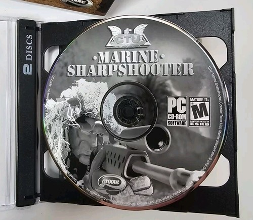 Marine Sharpshooter PC CD-ROM Software Game Windows 2 Disc - Picture 3 of 6