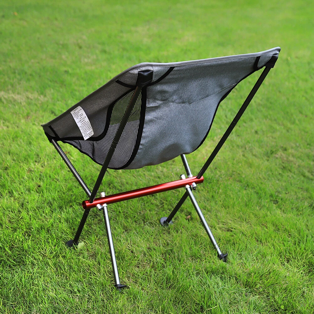 Fishing Folding Chair Universal Single Lazy Chair Outdoor Tourist Beach grey