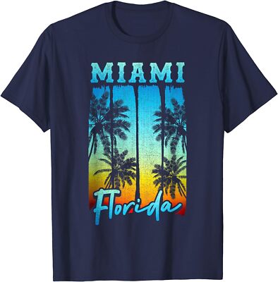 miami palm dress shirt HAVANA SHIRT CO Short Sleeve Sz Large Black w/ Palm Trees Miami Tropical Style