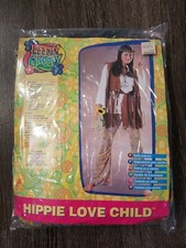 I Adult Hippie Love Child Halloween Costume Size Standard