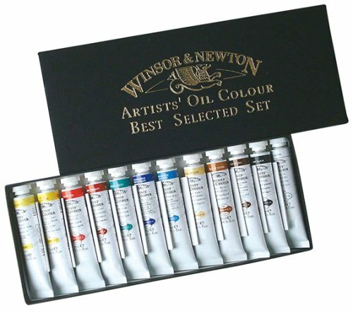 Windsor & Newton oil paint artist oil color 12 color set A set