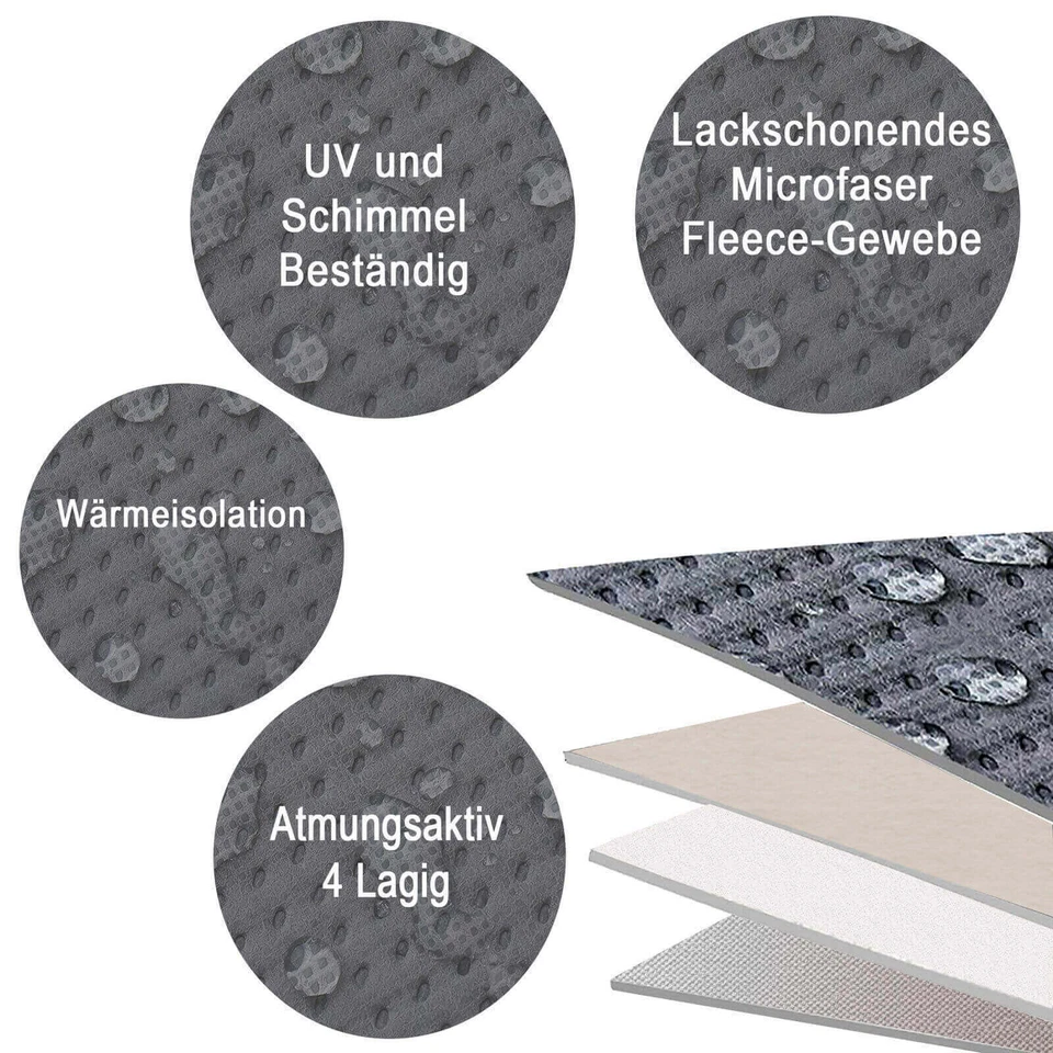 für Chevrolet Malibu Schrägheck Bj 2003-2008 Autoabdeckplane in/outdoor - Bild 2 von 4