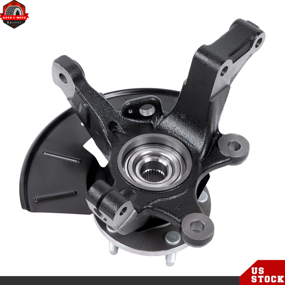 Conjunto de nudillos con cojinete de cubo de rueda delantera 2 unidades para Ford Escape Mazda Tribute 3,0 L Foto 3 de 4