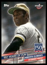 2019 Topps Opening Day 150 Years of Fun #YOF-8 Roberto Clemente Pirates