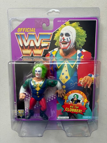WWF Hasbro Purple Card Doink The Clown Wrestling F...