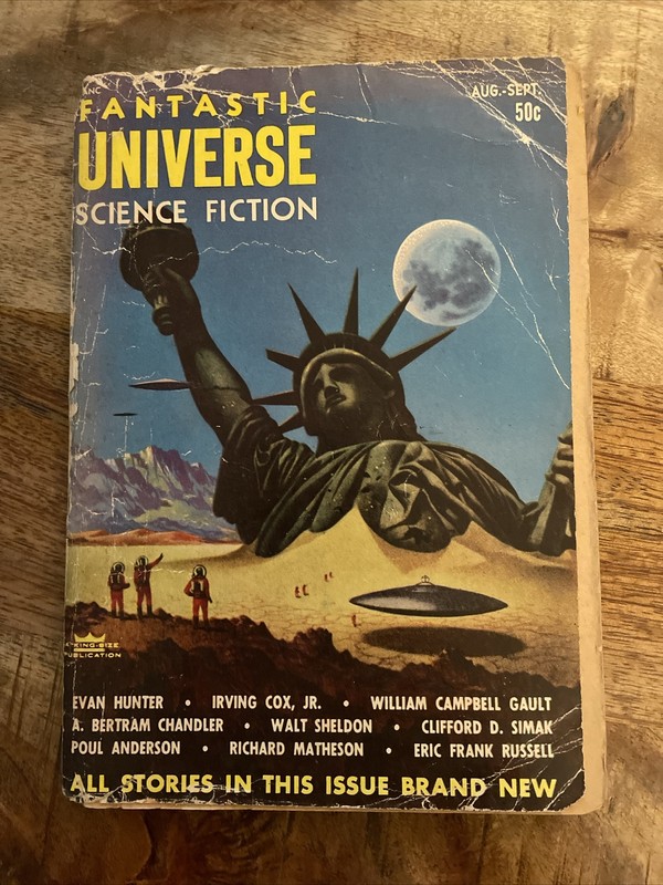 Fantastic Universe SF Pulp V1 N2, Matheson, Simak, Anderson, Hunter,
