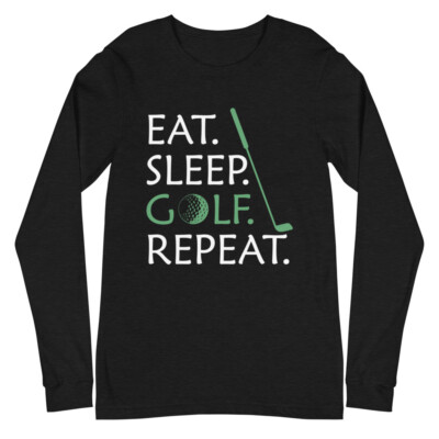 Funny Golfing Eat Sleep Golf Repeat