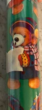 Vintage Plus Mark American Greeting Christmas Gift Wrapping Paper Singing Bears