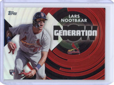 2022 Topps Update Lars Nootbar Rookie Generation Now - Boston Red Sox