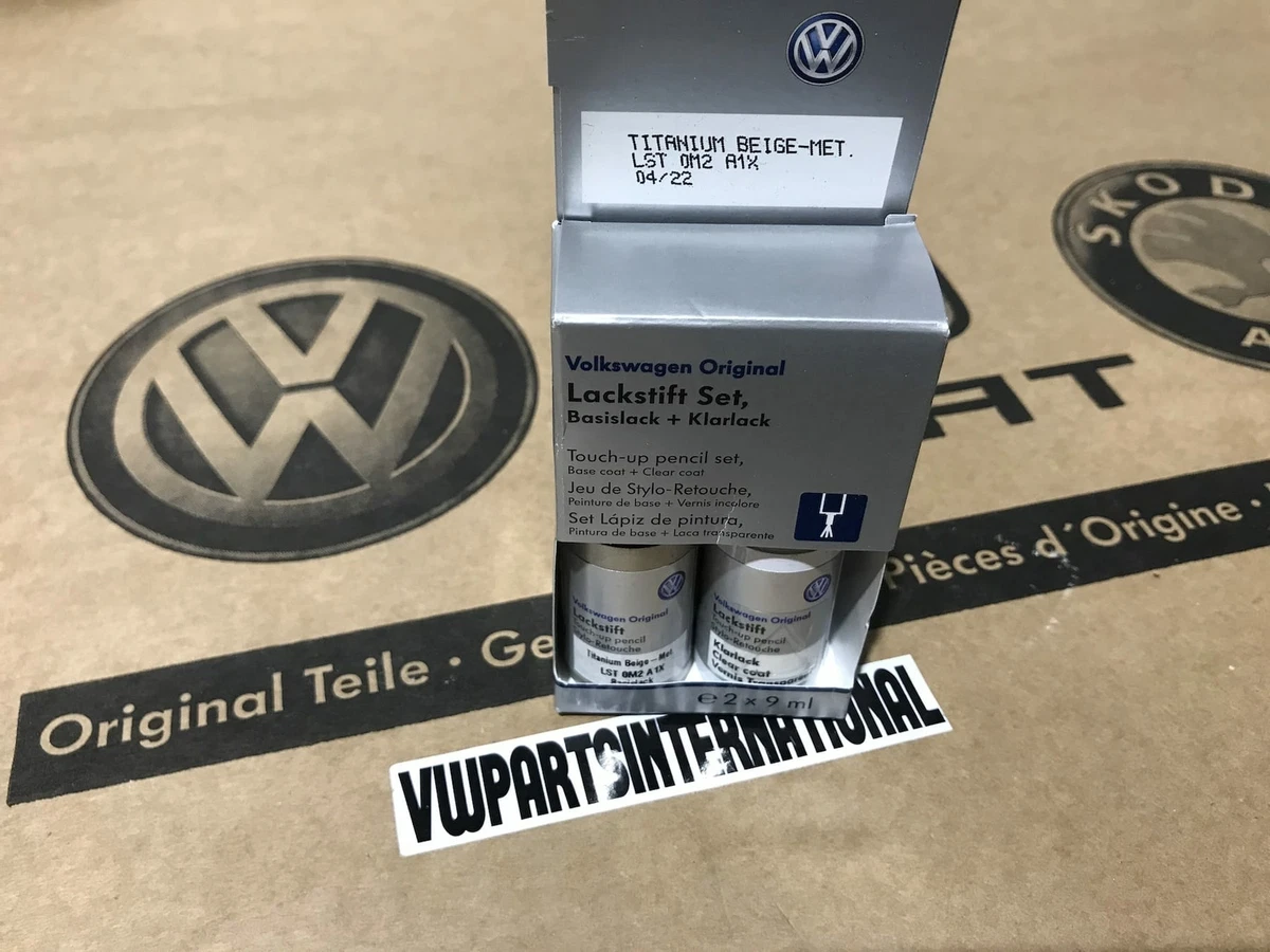 Deep Black Pearl LC9X Genuine VW Touch Up Paint Audi Seat