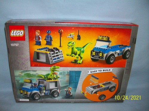 Lego Set 10757 Raptor Rescue Truck JURASSIC WORLD Juniors FACTORY SEALED NEW - Picture 2 of 6