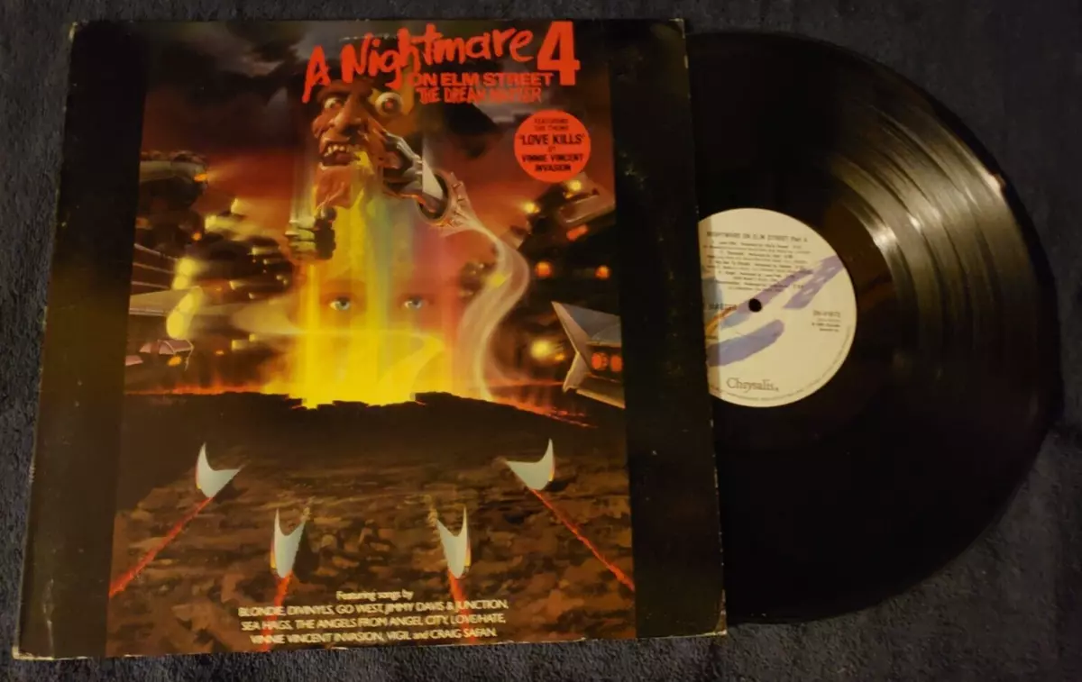 A NIGHTMARE ON ELM STREET 4 DREAM MASTR RECORD SOUNDTRACK CHRYSALIS PROMO XRARE!