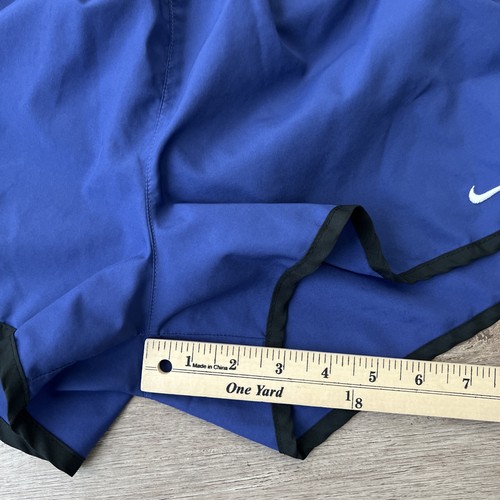 Nike Dri Fit Tempo Track Running Shorts Girls Medium Blue 3 Inch Inseam Lined - Picture 5 of 12
