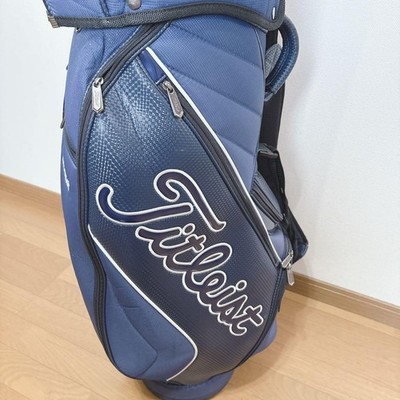 Titleist K 372 Navy Blue Caddy Bag Men Rare Golf Model Limited
