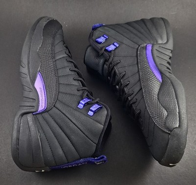 Nike Air Jordan 12 Retro GS Dark Concord  DH0905-005 Black Shoes Size 5Y / 6.5W