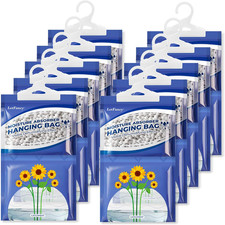 Hanging Moisture Absorber Bag 10 Packs 9.8 Oz Unscented Dehumidifier Bags Moistu