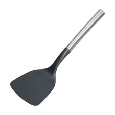 13.25 Inch Nylon Short Turner Spatula with Durable Stainless Steel Handle