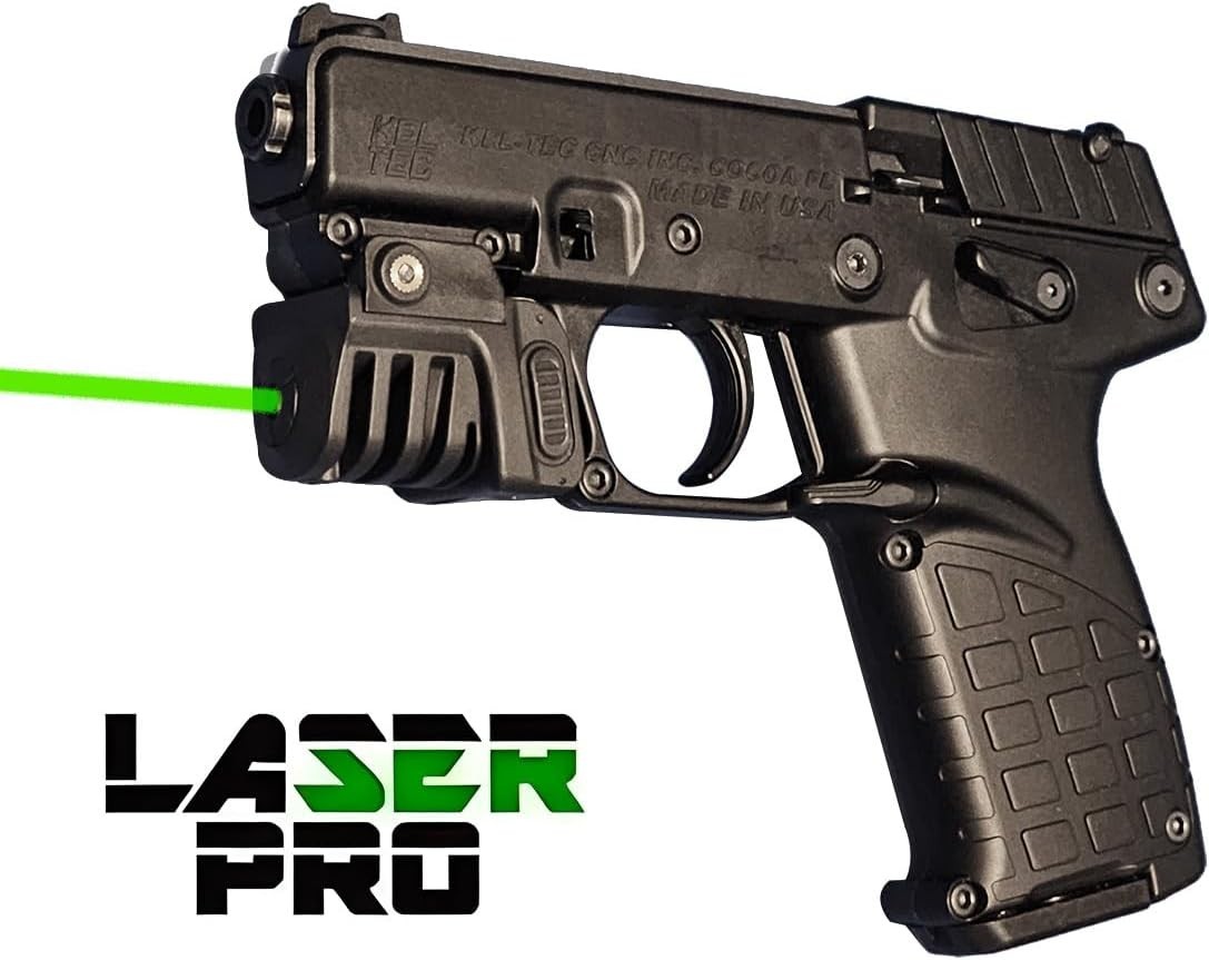 Green Laser Sight for Kel-Tec Pistols w/ Rails: P17 PF-9 PMR-30 PF9 PMR30 P17