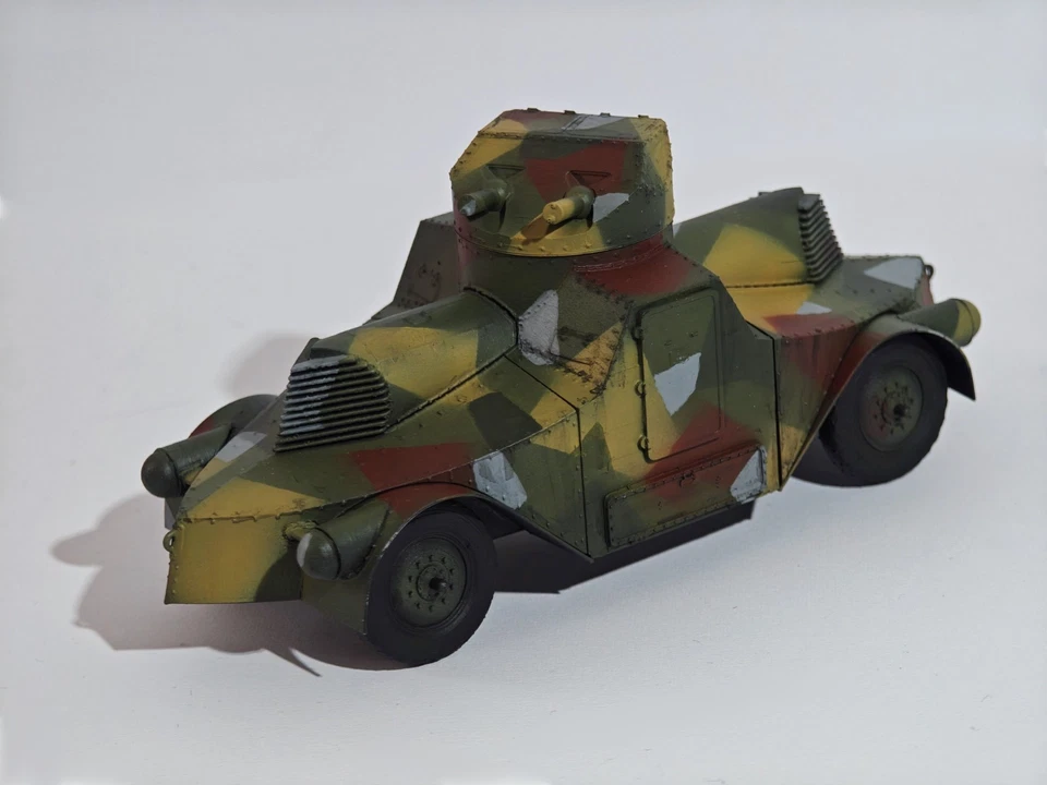 Skoda PA-I Czech Prototype Armoured Car Scale Model Kit 1/48 - Image 2 of 4