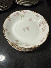 Vintage Antique Haviland Limoges France Bowls 7-1/2 Lot of 8