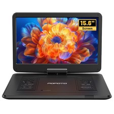 17.5 Portable DVD Player with 15.6 Large HD Screen, 6 Hours Rechargeable Ba...