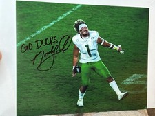 Noah Sewell Oregon Ducks Signed photo 8x10 auto autograph