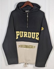 Vintage 90s Purdue University Boilermakers Genus Size Medium Sweatshirt Hoodie